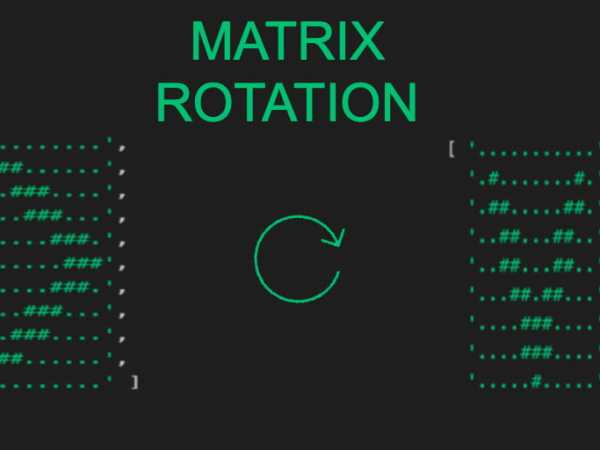 Rotate a matrix in Python